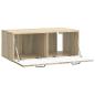 Preview: Wandmontierter TV-Schrank Sonoma-Eiche 78,5 x 41 x 30 cm