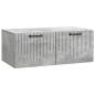 Preview: Wandmontierter TV-Schrank Betongrau 78,5 x 41 x 30 cm
