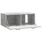 Preview: Wandmontierter TV-Schrank Betongrau 78,5 x 41 x 30 cm