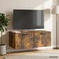 Preview: ARDEBO.de - Wandmontierter TV-Schrank Geräucherte Eiche 78,5 x 41 x 30 cm