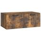 Preview: Wandmontierter TV-Schrank Geräucherte Eiche 78,5 x 41 x 30 cm