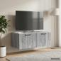 Preview: Wandmontierter TV-Schrank Graues Sonoma 78,5 x 41 x 30 cm