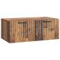 Preview: Wandmontierter TV-Schrank Altholz 78,5 x 41 x 30 cm