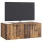 Preview: Wandmontierter TV-Schrank Altholz 78,5 x 41 x 30 cm