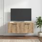 Preview: ARDEBO.de - Wandmontierter TV-Schrank 78,5 x 41 x 30 cm Artisan-Eiche