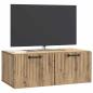 Preview: Wandmontierter TV-Schrank 78,5 x 41 x 30 cm Artisan-Eiche