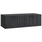 Preview: Wandmontierter TV-Schrank Schwarz 98 x 41 x 30 cm Holzwerkstoff