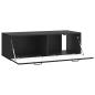 Preview: Wandmontierter TV-Schrank Schwarz 98 x 41 x 30 cm Holzwerkstoff
