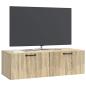 Preview: Wandmontierter TV-Schrank Sonoma-Eiche 98 x 41 x 30 cm