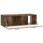 Preview: Wandmontierter TV-Schrank Geräucherte Eiche 98 x 41 x 30 cm