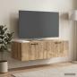 Preview: ARDEBO.de - Wandmontierter TV-Schrank 98 x 41 x 30 cm Artisan-Eiche
