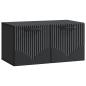 Preview: Wandmontierter TV-Schrank Schwarz 59,5 x 31 x 30 cm