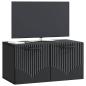 Preview: Wandmontierter TV-Schrank Schwarz 59,5 x 31 x 30 cm