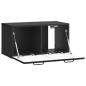 Preview: Wandmontierter TV-Schrank Schwarz 59,5 x 31 x 30 cm