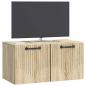 Preview: Wandmontierter TV-Schrank Sonoma-Eiche 59,5 x 31 x 30 cm