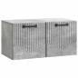 Preview: Wandmontierter TV-Schrank Betongrau 59,5 x 31 x 30 cm