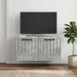 Preview: Wandmontierter TV-Schrank Betongrau 59,5 x 31 x 30 cm