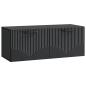 Preview: Wandmontierter TV-Schrank Schwarz 78,5 x 31 x 30 cm