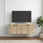 Preview: ARDEBO.de - Wandmontierter TV-Schrank Sonoma-Eiche 78,5 x 31 x 30 cm