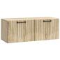 Preview: Wandmontierter TV-Schrank Sonoma-Eiche 78,5 x 31 x 30 cm