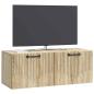 Preview: Wandmontierter TV-Schrank Sonoma-Eiche 78,5 x 31 x 30 cm