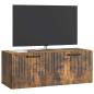 Preview: Wandmontierter TV-Schrank Geräucherte Eiche 78,5 x 31 x 30 cm