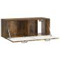 Preview: Wandmontierter TV-Schrank Geräucherte Eiche 78,5 x 31 x 30 cm