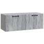 Preview: Wandmontierter TV-Schrank Graues Sonoma 78,5 x 31 x 30 cm