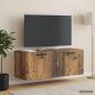 Preview: ARDEBO.de - Wandmontierter TV-Schrank Altholz 78,5 x 31 x 30 cm