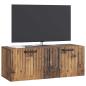 Preview: Wandmontierter TV-Schrank Altholz 78,5 x 31 x 30 cm