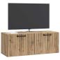 Preview: Wandmontierter TV-Schrank 78,5 x 31 x 30 cm Artisan-Eiche