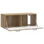Preview: Wandmontierter TV-Schrank 78,5 x 31 x 30 cm Artisan-Eiche