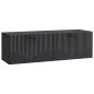 Preview: Wandmontierter TV-Schrank Schwarz 98 x 31 x 30 cm Holzwerkstoff