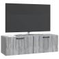 Preview: Wandmontierter TV-Schrank Graues Sonoma 98 x 31 x 30 cm