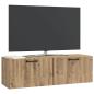 Preview: Wandmontierter TV-Schrank 98 x 31 x 30 cm Artisan-Eiche