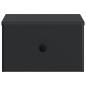 Preview: Wandmontierter Nachttisch Schwarz 34,5 x 33 x 20 cm