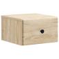 Preview: Wandmontierter Nachttisch Sonoma-Eiche 34,5 x 33 x 20 cm