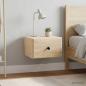 Preview: ARDEBO.de - Wandmontierter Nachttisch 2 stk. Sonoma-Eiche 34,5 x 33 x 20 cm