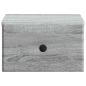 Preview: Wandmontierter Nachttisch Graues Sonoma 34,5 x 33 x 20 cm