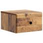 Preview: Wandmontierter Nachttisch 2 stk. Altholz 34,5 x 33 x 20 cm