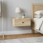 Preview: ARDEBO.de - Wandmontierter Nachttisch 2 stk. Sonoma-Eiche 49 x 34,5 x 20 cm
