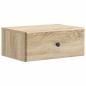 Preview: Wandmontierter Nachttisch 2 stk. Sonoma-Eiche 49 x 34,5 x 20 cm
