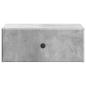Preview: Wandmontierter Nachttisch Betongrau 49 x 34,5 x 20 cm