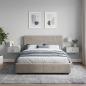 Preview: Wandmontierter Nachttisch 2 stk. Betongrau 49 x 34,5 x 20 cm