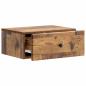 Preview: Wandmontierter Nachttisch Altholz 49 x 34,5 x 20 cm