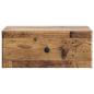 Preview: Wandmontierter Nachttisch Altholz 49 x 34,5 x 20 cm