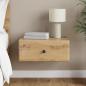 Preview: ARDEBO.de - Wandmontierter Nachttisch Artisan-Eiche 49 x 34,5 x 20 cm
