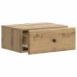 Preview: Wandmontierter Nachttisch Artisan-Eiche 49 x 34,5 x 20 cm