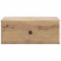 Preview: Wandmontierter Nachttisch Artisan-Eiche 49 x 34,5 x 20 cm