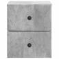 Preview: Wandmontierter Nachttisch Betongrau 34,5 x 33 x 40 cm